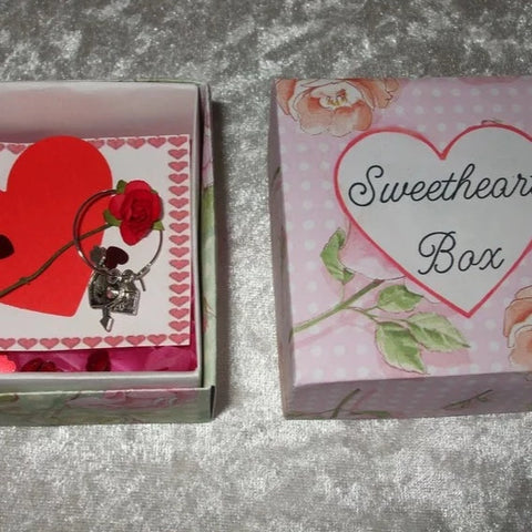1940's Sweetheart Box ~ Unique Vintage Wedding favours, Handmade gifts