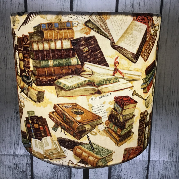 The Library Drum lampshade
