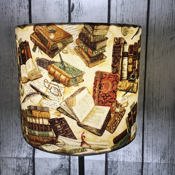 The Library Drum lampshade
