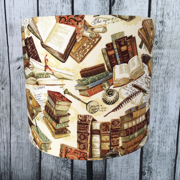 The Library Drum lampshade