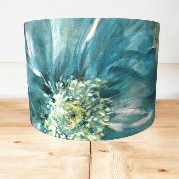 Teal Drum lampshade- Lani Ocean