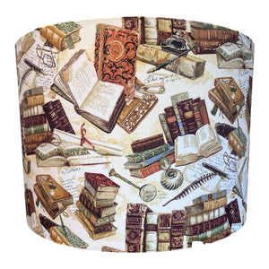 The Library Drum lampshade