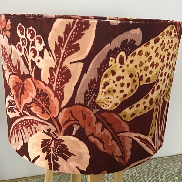 Leopard design lampshade/pendant shade. 20cm , decor, Lamp