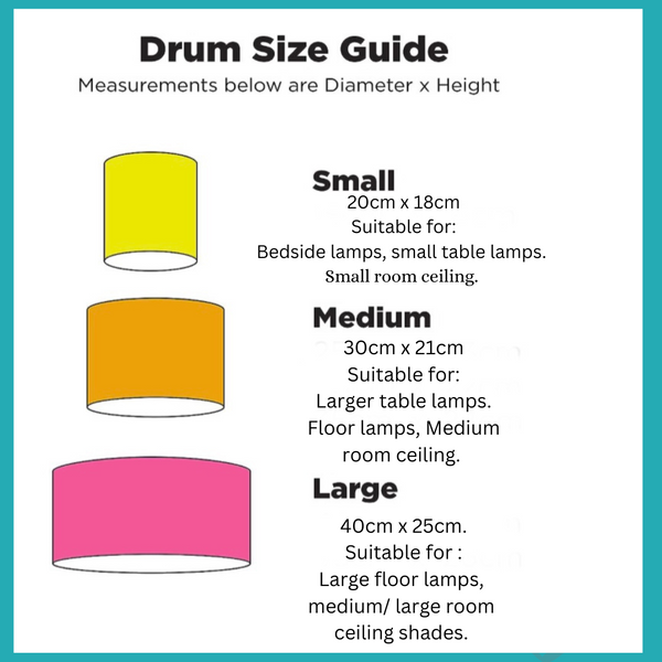 Gothic Style Drum lampshade