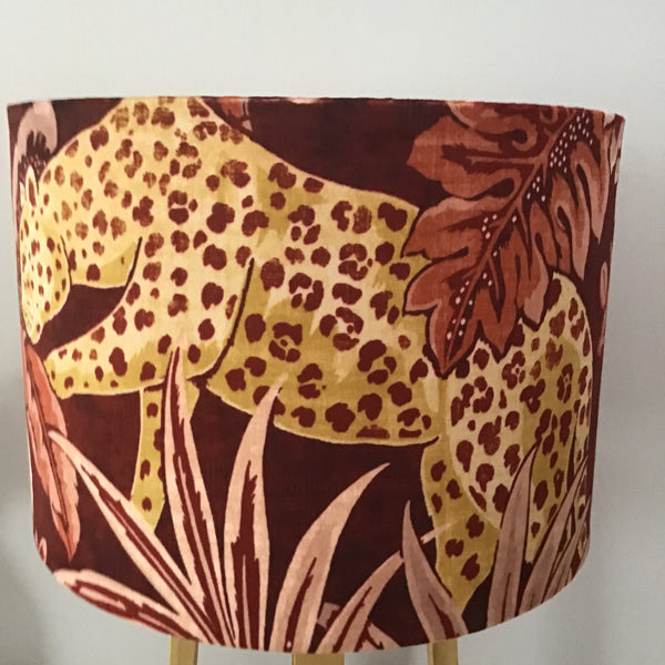 Leopard design lampshade/pendant shade. 20cm , decor, Lamp