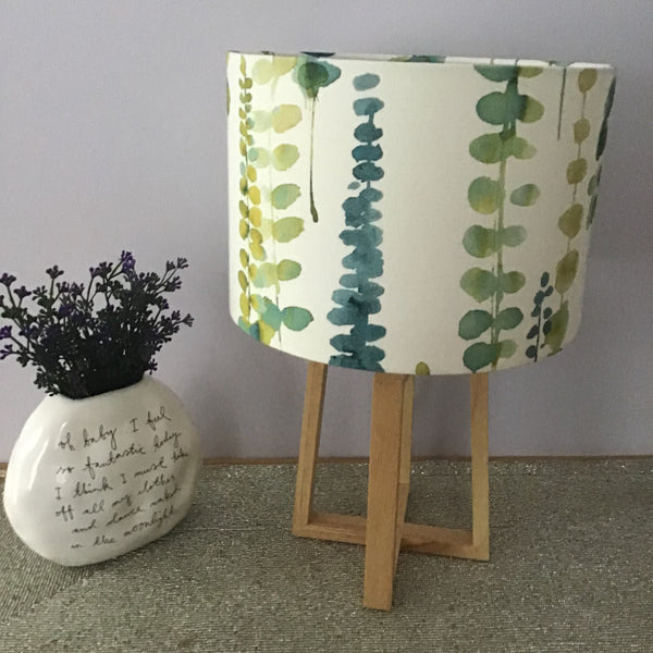 Teal, Blue green drum lampshade/pendant shade. 20cm,30cm,40cm.