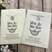 Alice in Wonderland We’re All Mad Here card with lucky bracelet, wish bracelet (WHITE CARD)