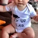 Baby Vest - Ey Up Lad, Yorkshire quotes, Organic Cotton