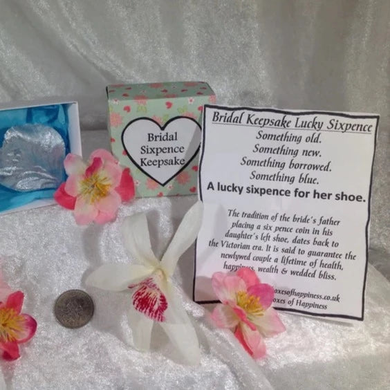 Bridal Keepsake Lucky Sixpence