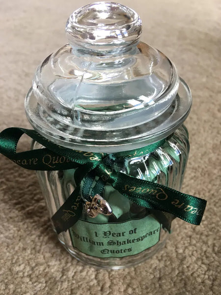 1 year of William Shakespeare quotes, The Bard, Literaturary gift, Romeo and Juliet, Hamlet