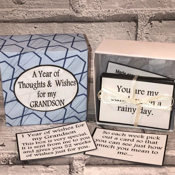 1 Year of Thoughts & Wishes for my Grandson