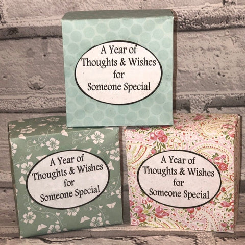 A Year of Thoughts & Wishes for Someone Special