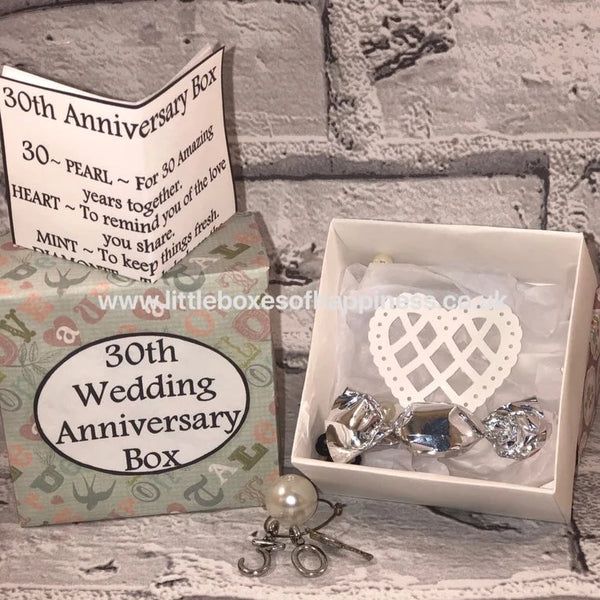 30th Wedding Anniversary Box