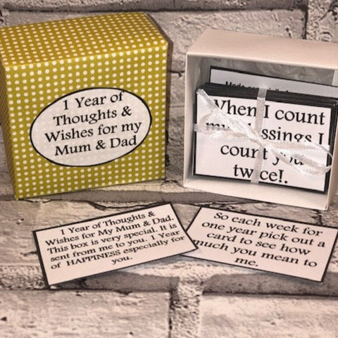 A Year of Wishes for my Mum & Dad