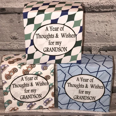 1 Year of Thoughts & Wishes for my Grandson