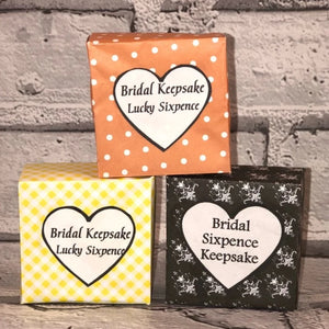 Bridal Keepsake Lucky Sixpence