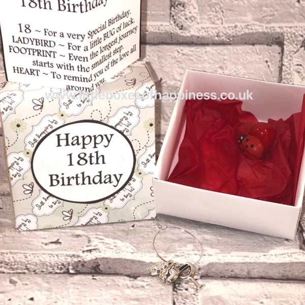 18th Birthday Box - Handmade, unique gift. Special Birthday, Coming of Age gift