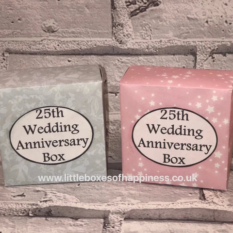 25th Wedding Anniversary Box