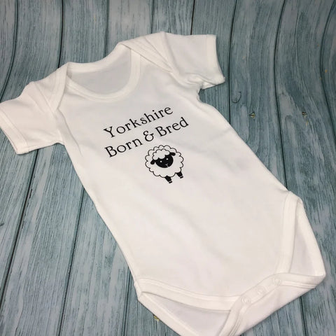 Baby Vest - Yorkshire Born & Bred, Organic Cotton