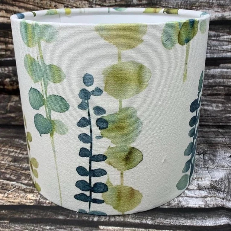 Teal, Blue green drum lampshade/pendant shade. 20cm,30cm,40cm.