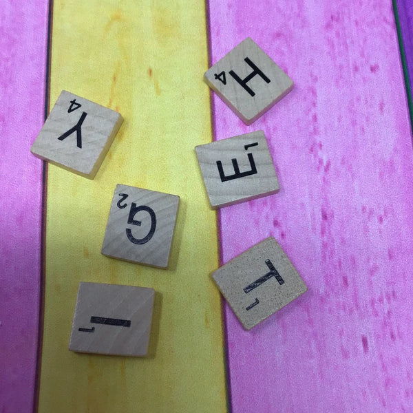 80th Scrabble Birthday Card