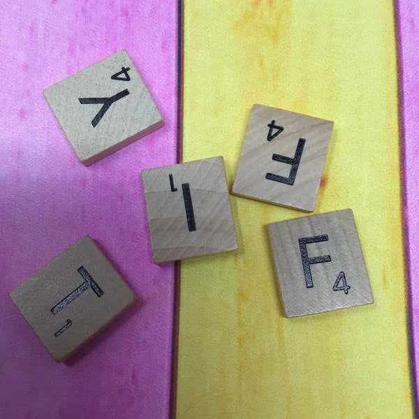 50th Scrabble Birthday Card