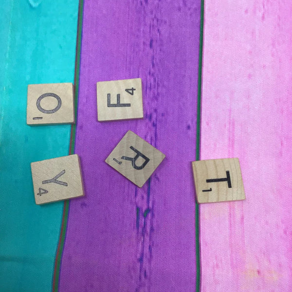40th Scrabble Birthday Card