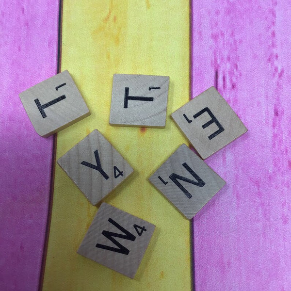 20th Scrabble Birthday Card