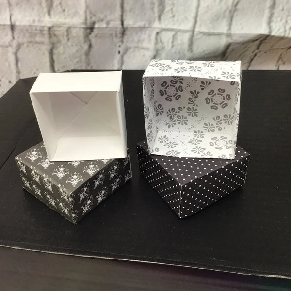 Shades of blue, Handmade gift Boxes, Origami boxes, favour boxes, designs.wedding favour, jewellery boxes, 36 boxes