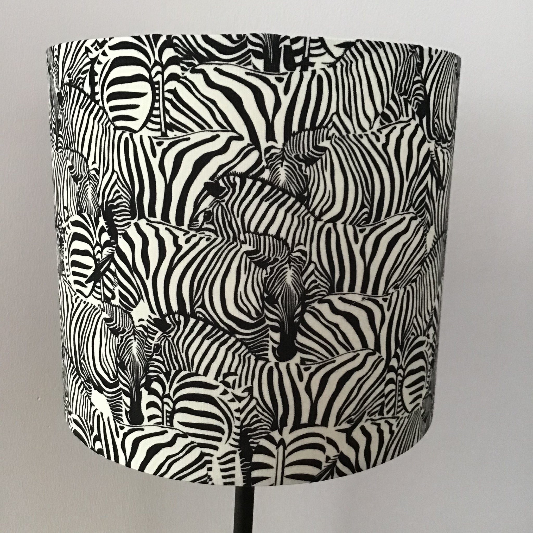 Zebra Drum lampshade 20cm,30cm.