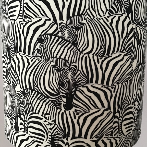 Zebra Drum lampshade 20cm,30cm.